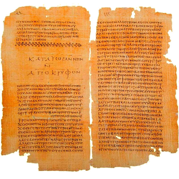 Gospel of Thomas and Apocryphon of John, Codex II The Nag Hammadi manuscripts