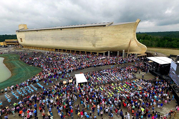 Ark Encounter ribbon cutting ceremony, July 5, 2016. Photo courtesy of Answers in Genesis.