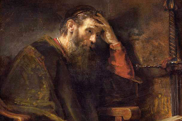 The Apostle Paul, Rembrandt van Rijn, 1657, via The National Gallery of Art